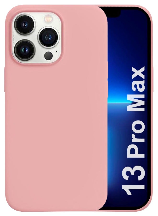 CATANES Protective Soft Silicone Case Cover for iPhone 13 Pro Max - Pink  - Image 2
