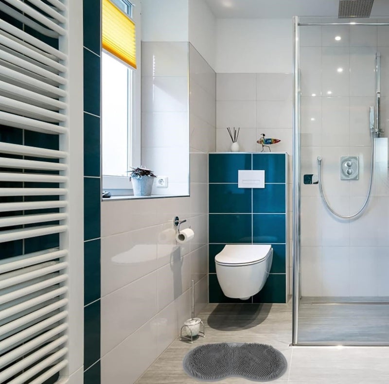 PARVY Back Rub Suction Cup Foot Scrubber Foot Scrubber Pad Feet Scrubber Dead Skin Foot Massage Shower Accessories Foot Bath Bathroom Foot Scrubber Mat TPE Multifunction(1 PCS/Multicolour) HH - Image 5