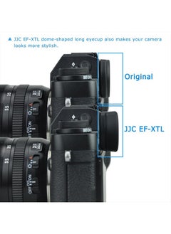 JJC Eyecup Finder Eyepiece EF-XT L Replacement for Fujifilm X-T4 X-T3 X-T2 X-T1 XT4 XT3 XT2 XT1 X-H1 XH1 GFX100 GFX 50S Camera Viewfinder Eyeshade, Replaces Fuji Eye Cup EF-XTS EF-XTM EF-XTL  - Image 3