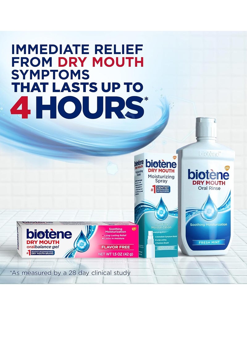 Biotene biotène Dry Mouth Management Oral Rinse, Dry Mouth Spray and Moisturizing Gel - 1 Kit - Image 3