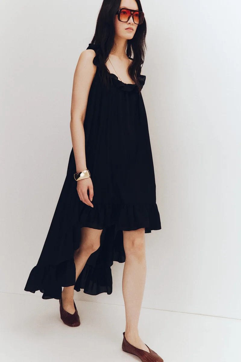 H&M Braided leather ballet pumps