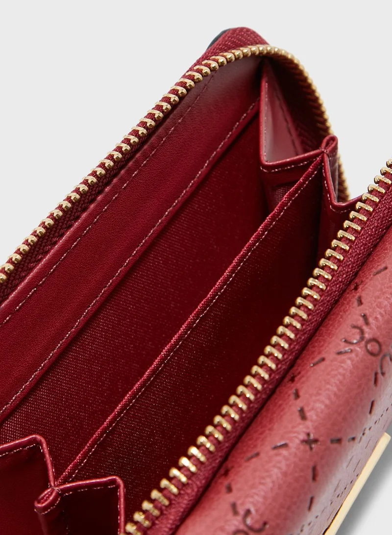 CARPISA Zip Through Flap Over Purse