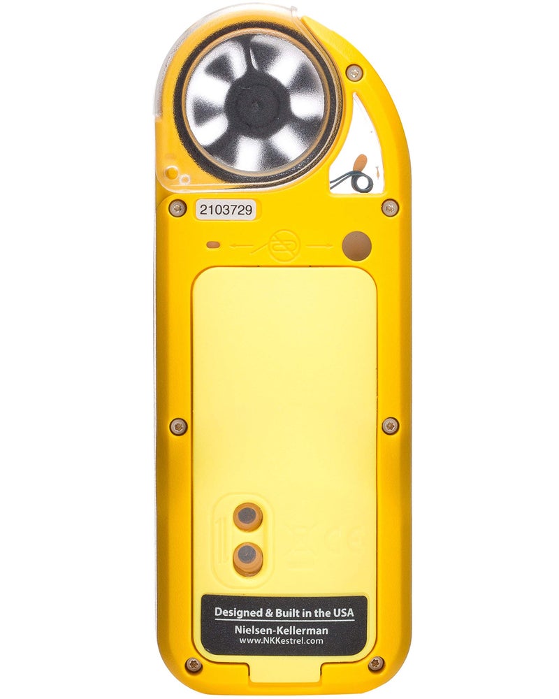 Kestrel مقياس الطقس الجيبي كستريل 5500 غير متصل، أصفر - Image 4