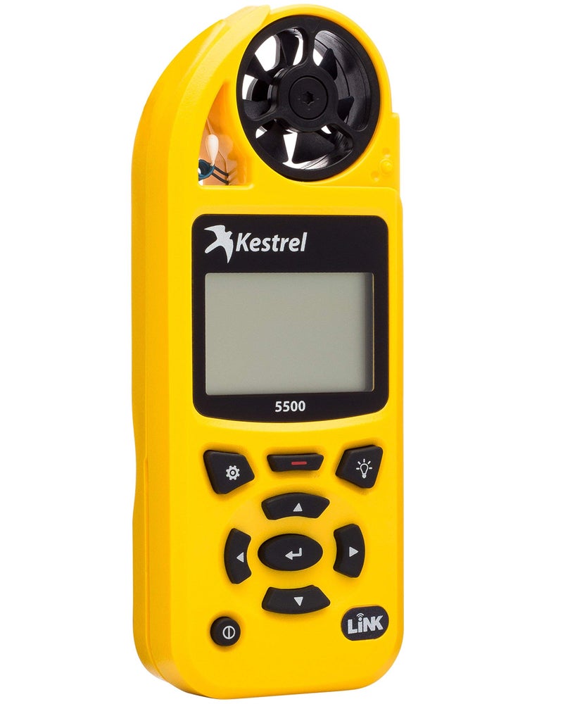 Kestrel مقياس الطقس الجيبي كستريل 5500 غير متصل، أصفر - Image 3