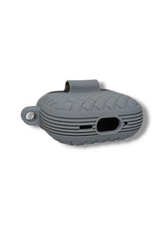 Generic AirPods 4 Silicone Case with Stylish Ribbed Design - Grey  - Image 3