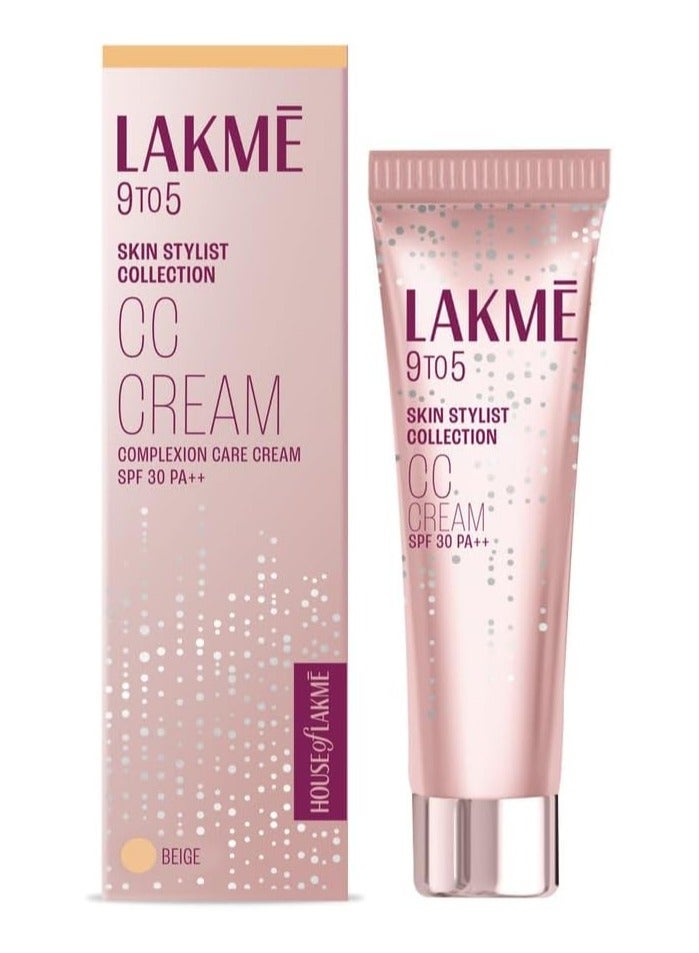 لاكمي ريم الوجه للعناية بالبشرة من 9 إلى 5، بيج، 30 جرام - Image 1