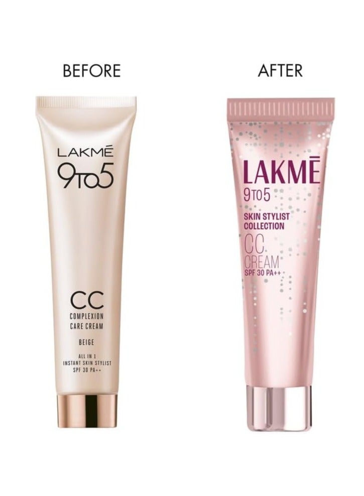 لاكمي ريم الوجه للعناية بالبشرة من 9 إلى 5، بيج، 30 جرام - Image 2