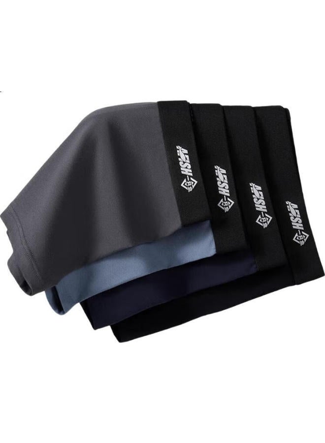A FISH Men'S Cotton Breathable Boxer Briefs With Antibacterial Crotch, 7A Grade, Pack Of 9 - Image 3