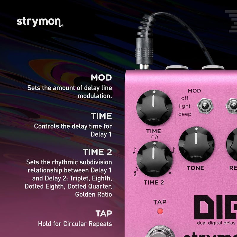 Strymon DIG V2 Dual Digital Delay Pedal - Image 5