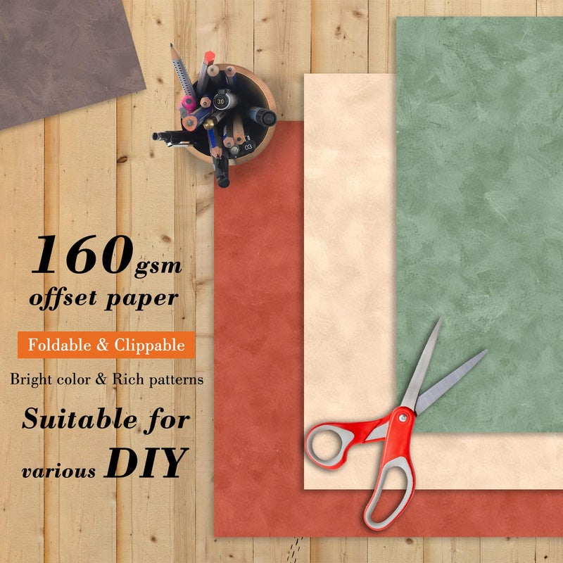 EAMOTOL 6x6 Inch Colorful Scrapbook Paper Pad- 24 Sheets Double Sided for Journaling DIY Cards Decor Gifts Crafts Wrapping Decorative Collage Folded Materials Photo Album - Image 4