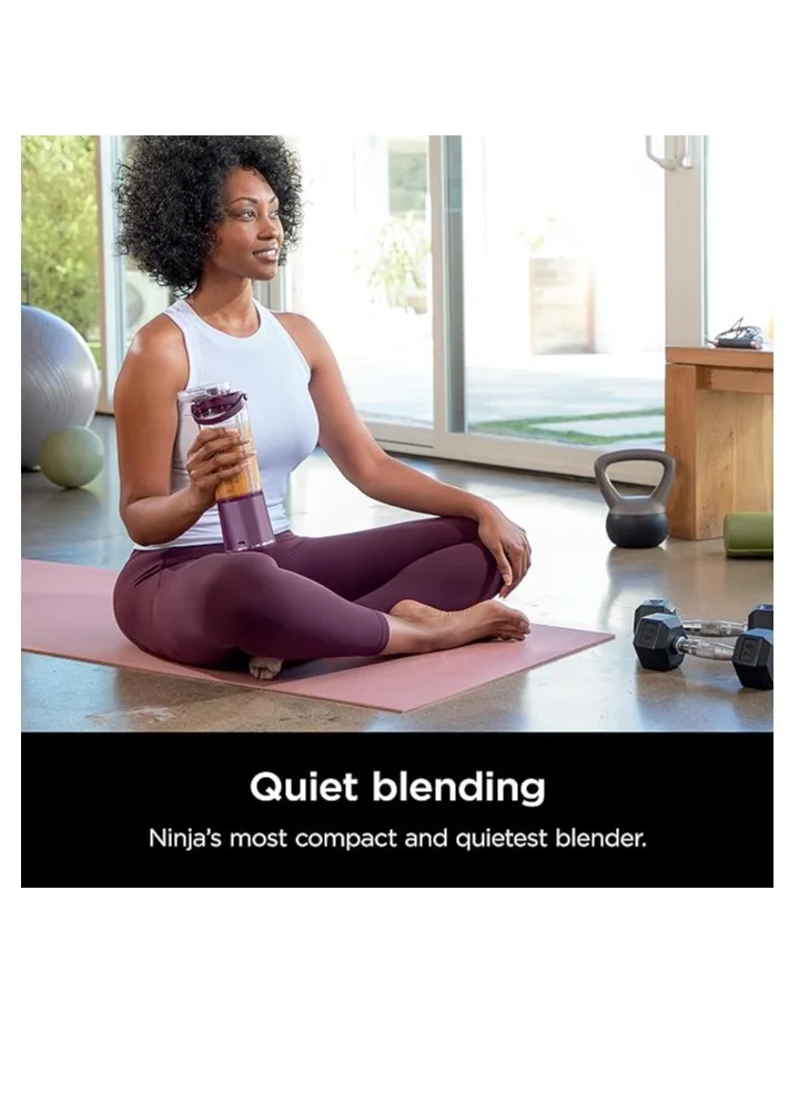 Ninja Ninja BC151PR Blast Portable Blender, Cordless, 18oz. Vessel, Personal Blender-for Shakes & Smoothies, BPA Free, Leakproof-Lid & Sip Spout, USB-C Rechargeable, Dishwasher Safe Parts, Passion Fruit