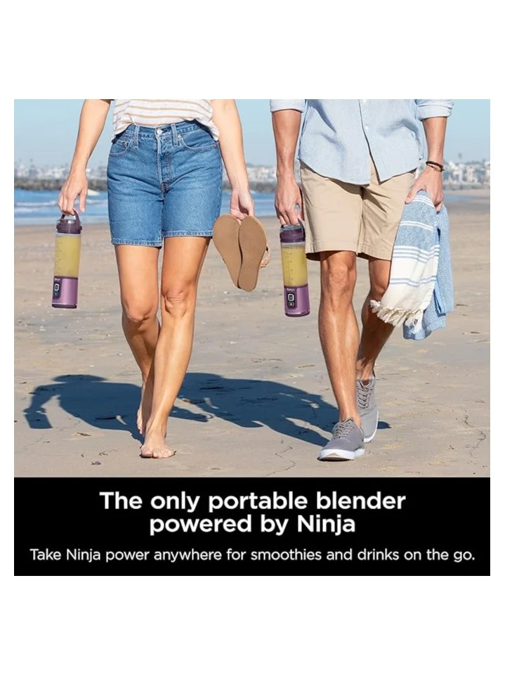 Ninja Ninja BC151PR Blast Portable Blender, Cordless, 18oz. Vessel, Personal Blender-for Shakes & Smoothies, BPA Free, Leakproof-Lid & Sip Spout, USB-C Rechargeable, Dishwasher Safe Parts, Passion Fruit