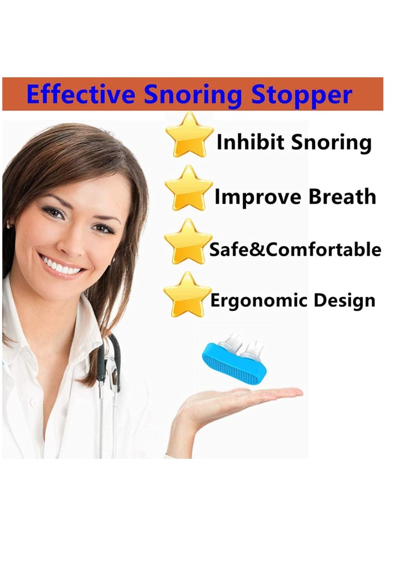 SYOSI - Anti Snoring Devices for Sleep Nose Clips Nasal Dilator Anti Snore Nose Clip Device Adjustable Solution Anti Snoring Aid Sleep Device Snore Stopper Stop Anti Snoring Device Solution - Image 1