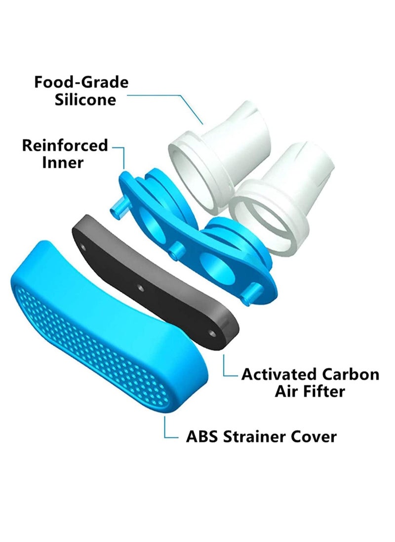 SYOSI - Anti Snoring Devices for Sleep Nose Clips Nasal Dilator Anti Snore Nose Clip Device Adjustable Solution Anti Snoring Aid Sleep Device Snore Stopper Stop Anti Snoring Device Solution - Image 1