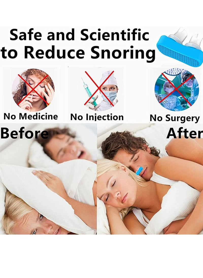 SYOSI - Anti Snoring Devices for Sleep Nose Clips Nasal Dilator Anti Snore Nose Clip Device Adjustable Solution Anti Snoring Aid Sleep Device Snore Stopper Stop Anti Snoring Device Solution - Image 1
