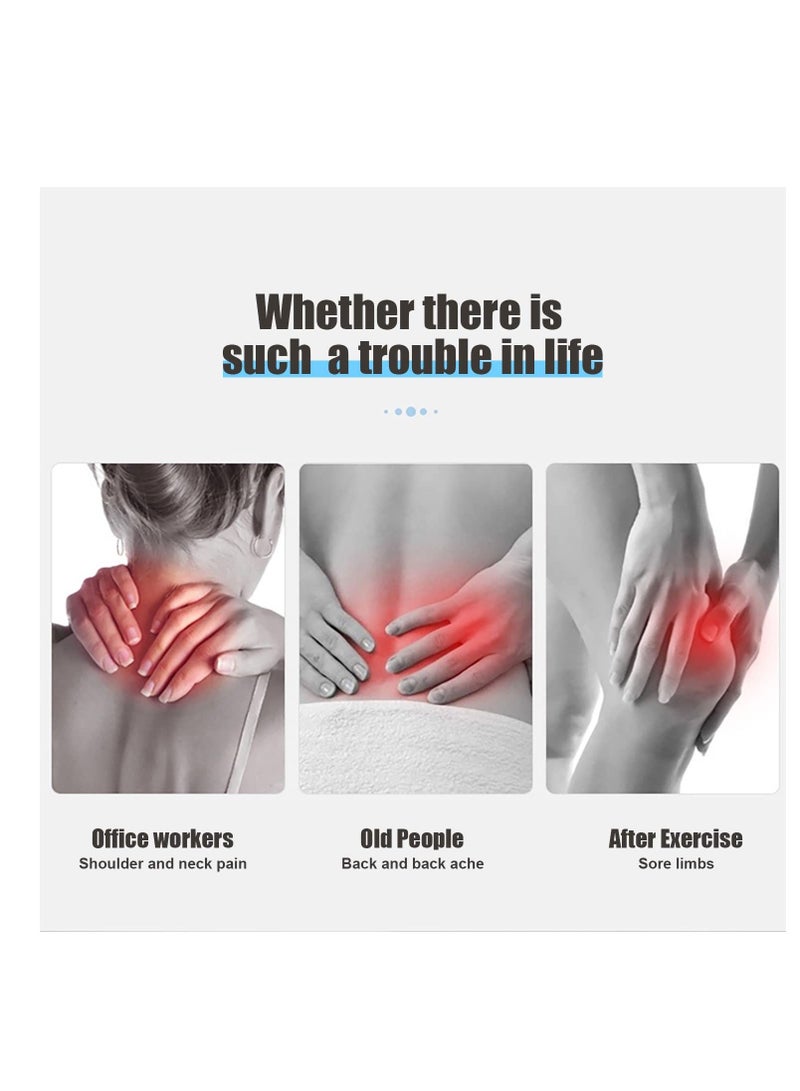 Excefore Whole Body Massager Cervical Spine Massager, Portable Mini Neck Pads Relieve Pressure of The for Shoulder Back Waist Arms Legs Aches (2PCS) - Image 3