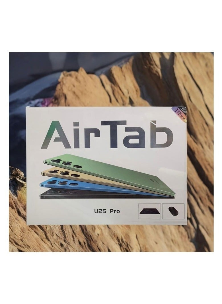 AirTab 10.1-Inch U25 PRO Android 13 Tablet, 1TB Storage, 16GB RAM, Dual SIM LTE & Wi-Fi, Quad Core – Gold | With Touch Pen & Keyboard | Powerful All-in-One Tablet for Work, Study & Entertainment - Image 4