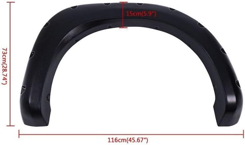 Wivplex Car Mudguards Fender Flares for Nissan Titan - Image 2