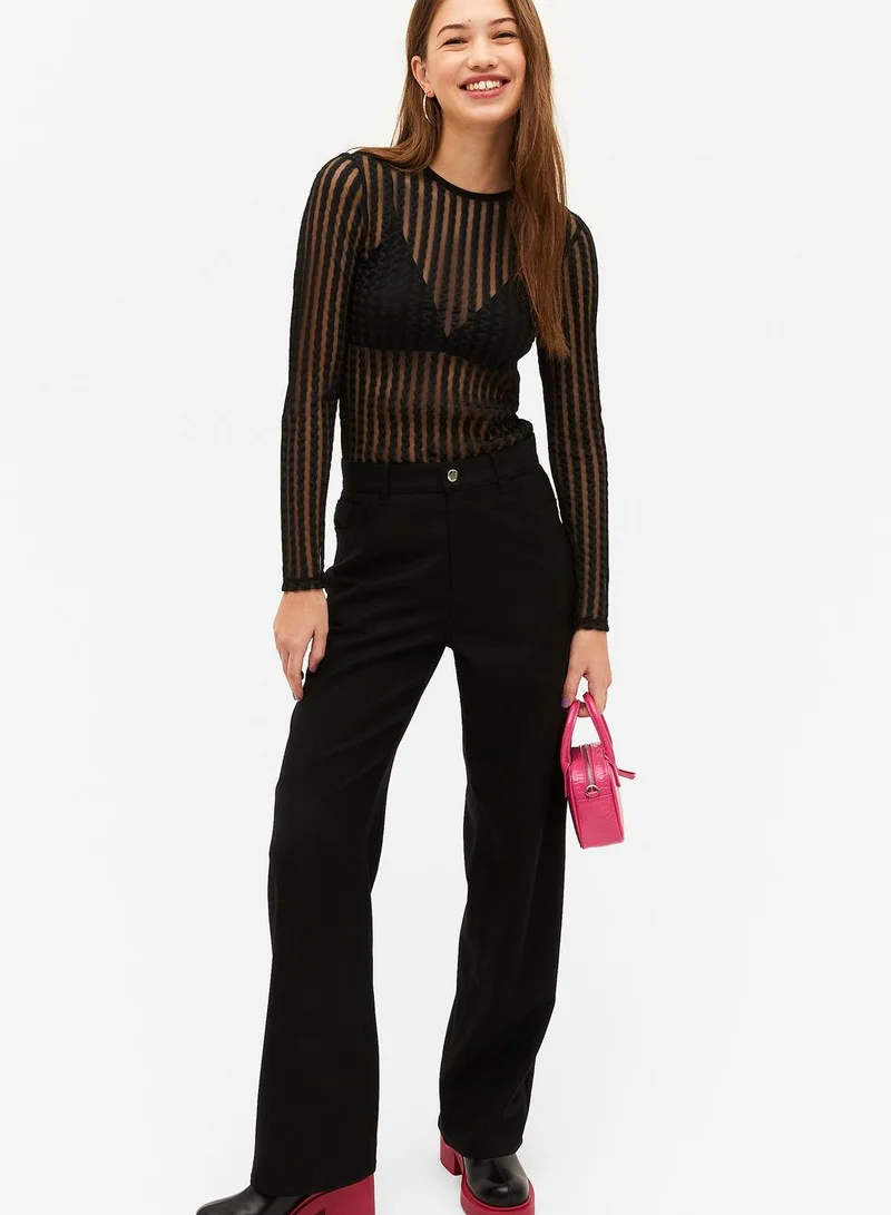 MONKI Mesh Detail Top