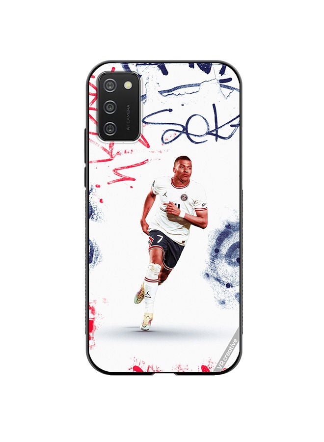 VR CREATIVE Protective Case Cover For Samsung Galaxy A03s Mbappe Design Multicolour - Image 1