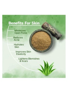 minature 100% Organic Aloe Vera Powder USDA CERTIFIED by mi nature - 8 OZ / 227 g / 1/2 lb | Aloe Barbadensis | Vegan | Non GMO  - Image 4
