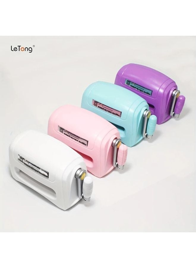 طقم آلة القطع اليدوي الأبيض والتذهيب للقطع اليدوي لصنع بطاقات سكرابوكينغ DIY - Image 1