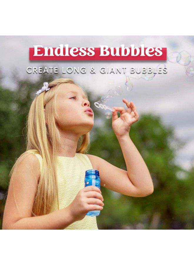 JOYIN 12 Pack Bubble Bottles (4Oz Bubbles Solution) Bubbles Party Favors For Kids Bubbles Wand Bulk Assorted Colors Large Bubble Kit Toddler Summer Outside Toys Summer Gift For Kids - Image 4