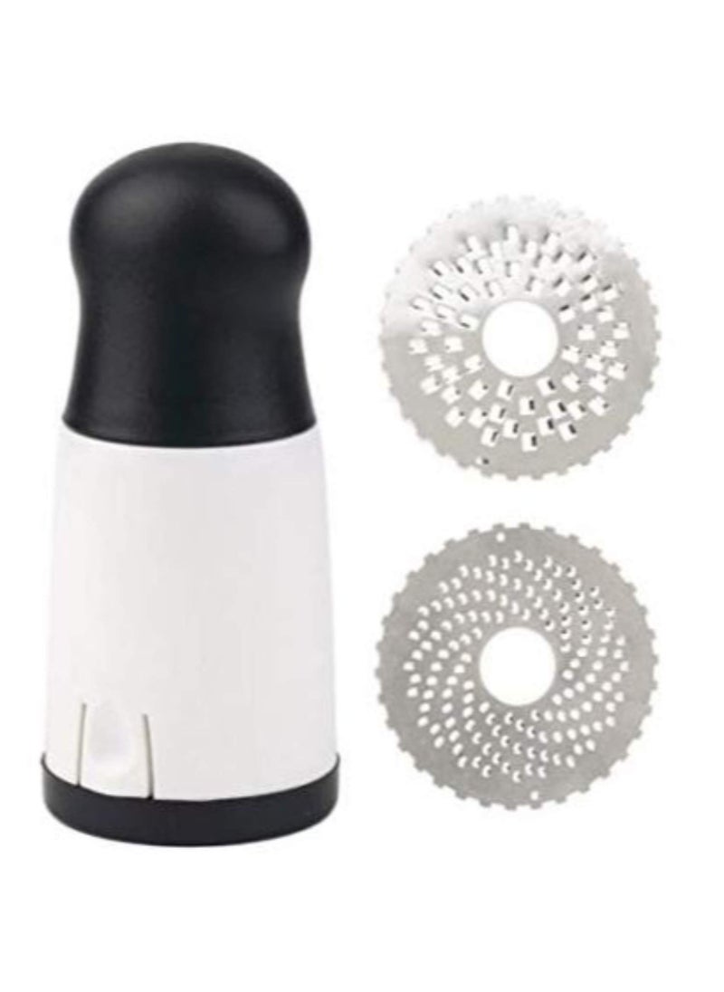 Kalitus Kalitus Cheese Mill Grinder Slicer Shredder Fine Coarse Hand Tool with 2 Changable Blades  - Image 2