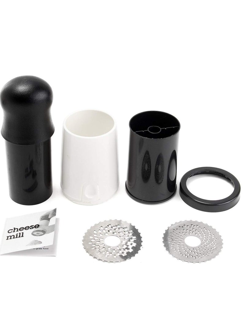 Kalitus Kalitus Cheese Mill Grinder Slicer Shredder Fine Coarse Hand Tool with 2 Changable Blades  - Image 4