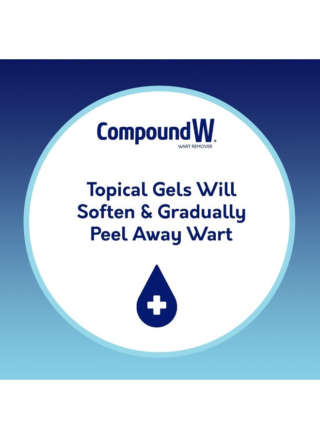 Compound W Wart Remover Fast Acting Gel, Maximum Strength Salicylic Acid, 0.25Oz, Pack Of 2  - Image 4