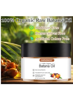 CARVENCHY Raw Batana Oil for Hair Growth,100% Natural Batana Oil Sourced from Honduras Unrefined Promotes Hair thickness for Men & Women Moisturize Scalp, Restore Dry Damaged Hair 4.2 OZ  - Image 2