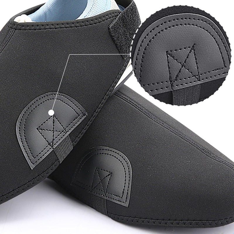 Dioche Adjustable Strap Ski Boot Covers, Keep Your Feet Warm and Dry with Protective Strap, Made of Neoprene and PU Leather, Great Xmas Gift for Skiers - Image 4