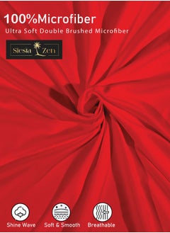 Siesta Zen Siesta Zen Microfiber Flat Sheet – Soft, Breathable, Wrinkle-Resistant – Lightweight & Durable Bedding for All Seasons  - Image 3