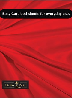 Siesta Zen Siesta Zen Microfiber Flat Sheet – Soft, Breathable, Wrinkle-Resistant – Lightweight & Durable Bedding for All Seasons  - Image 4
