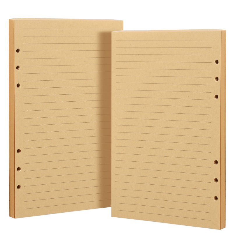 Purture Refill Paper, Loose Leaf Binder, College Ruled Notebook, A5 Lined Writing Paper, A5 Planner Inserts - 140 Sheets/280 Pages - Image 1