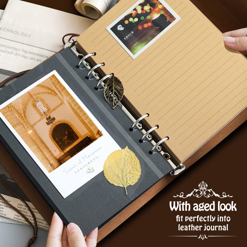 Purture Refill Paper, Loose Leaf Binder, College Ruled Notebook, A5 Lined Writing Paper, A5 Planner Inserts - 140 Sheets/280 Pages - Image 5