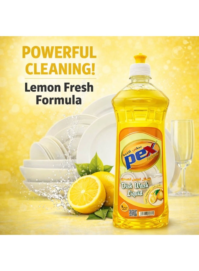Pex Active Dish Wash Lemon Liquid - Image 3