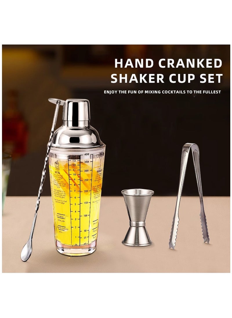 Healife Bartender Cocktail Shaker Set 4-Piece Set --- shaker  - Image 1