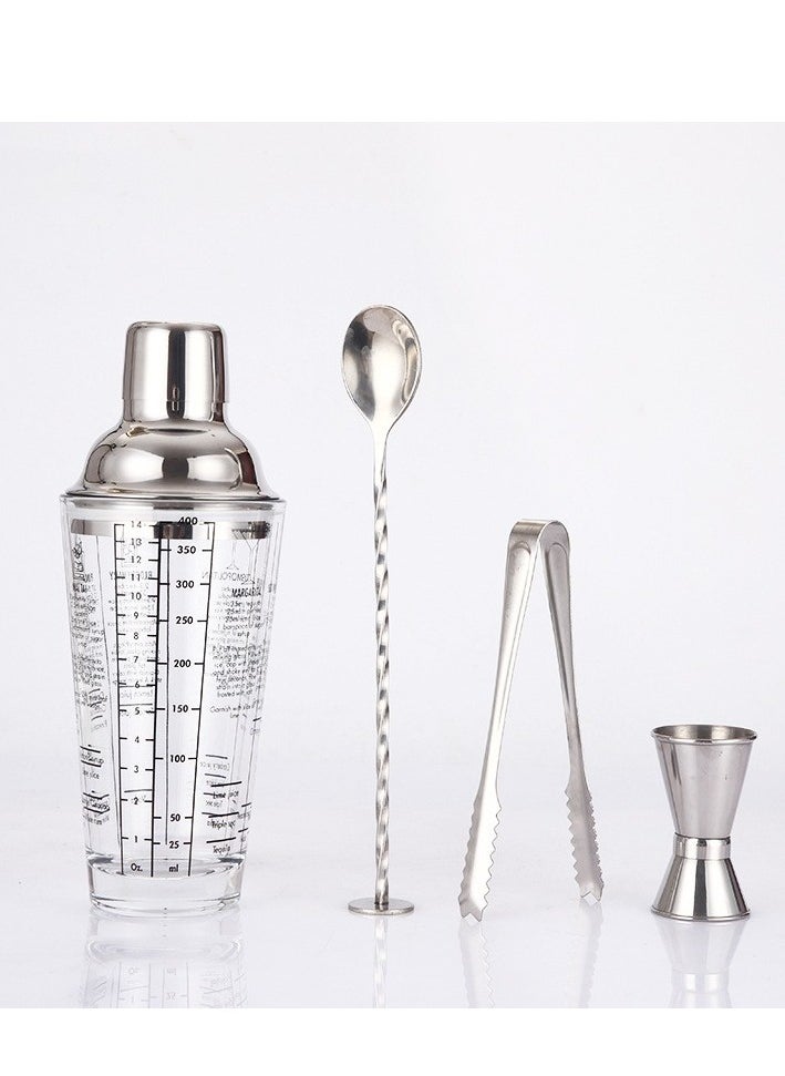 Healife Bartender Cocktail Shaker Set 4-Piece Set --- shaker  - Image 2
