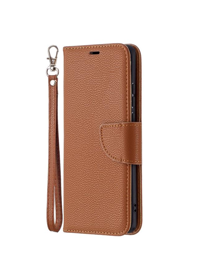 اس-توب جراب لهاتف Huawei P50 Pro من الجلد الطبيعي بتصميم أفقي قابل للطي مع حامل وفتحات للبطاقات ومحفظة وحبل تثبيت - Image 2