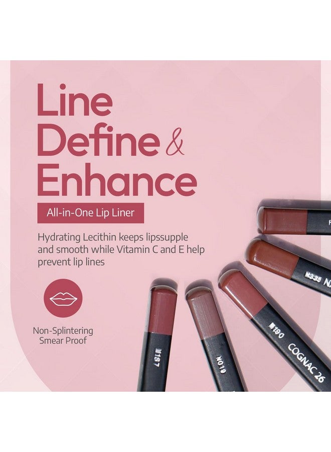 Sorme Cosmetics Smearproof Lipliner In Natural Nude 0.06 Oz | Smudgeproof Nude Lip Liner Pencil | High Definition Waterproof Lip Liners For Women | Hydrating Lip Pencil | Matte Lip Pencil Liner Makeup - Image 4