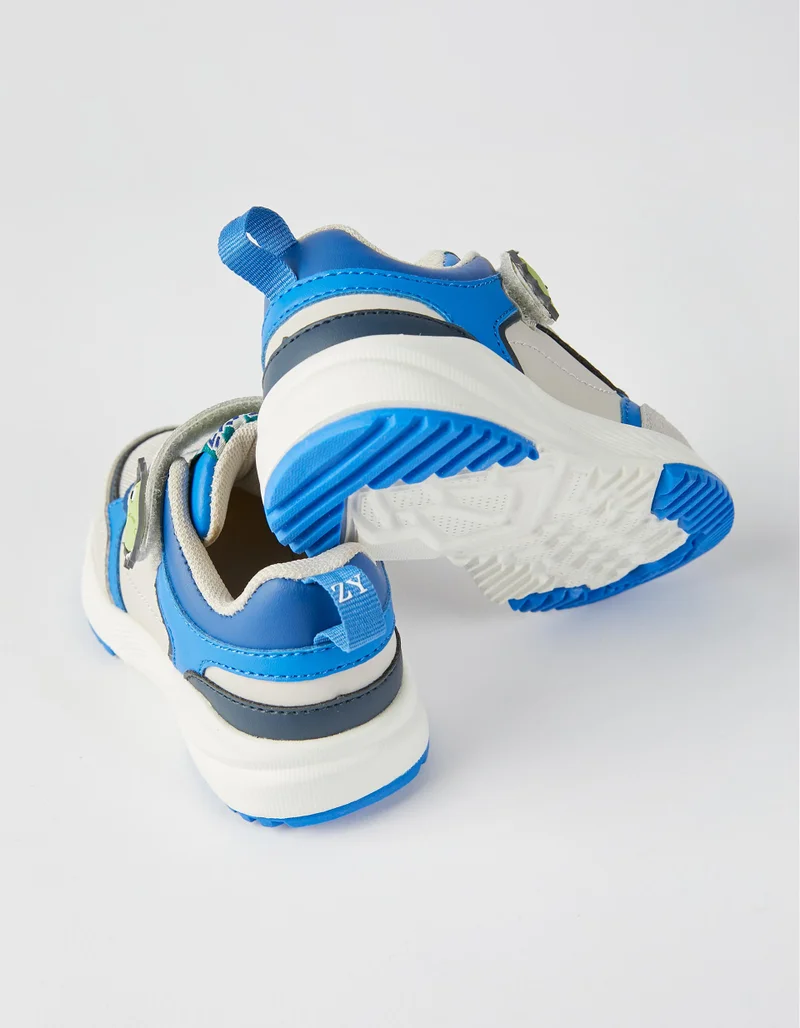 زيبي Trainers for Baby Boys 'ZY Superlight Runner', Grey/Blue