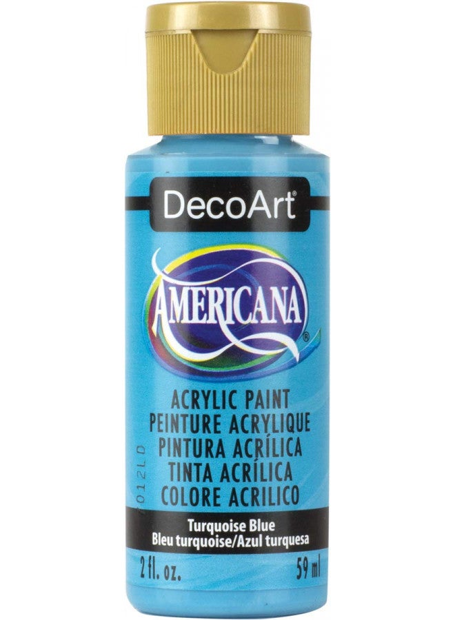 DecoArt Americana Acrylic Paint, 2-Ounce, Turquoise Blue