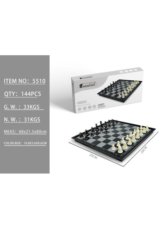 Cross-border Portable Folding Student Children Teaching Magnetic Chess Flavor Monopoly Toy Outdoor Game Chess Chess Chess