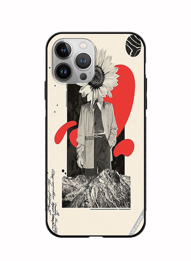 VR CREATIVE Protective Case Cover For Apple iPhone 11 Pro Max Flower Face Of A Man Design Multicolour - Image 1