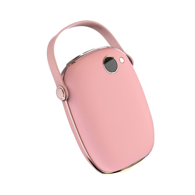 Factory Direct charging hand warmer USB charging heating mobile power two-in-one portable hand warmer power supply Pink 