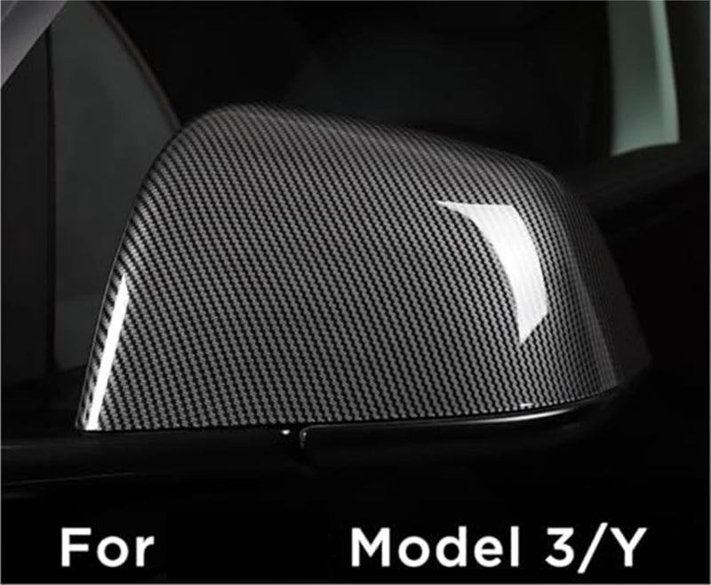 Wivplex Car Rearview Mirror Cover for Tesla Model 3 & Model Y - Image 2
