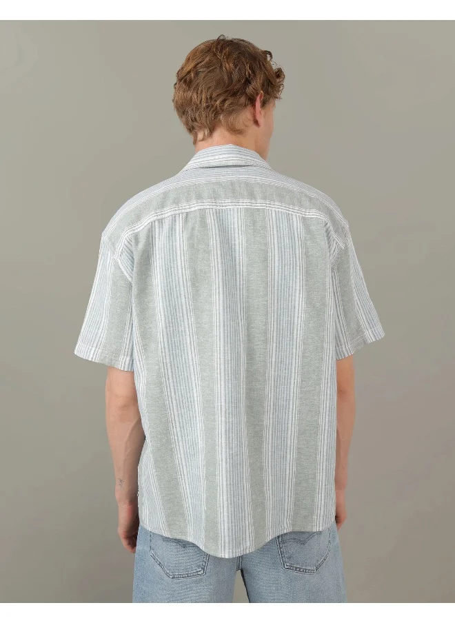 American Eagle Striped Regular Fit Shirt
