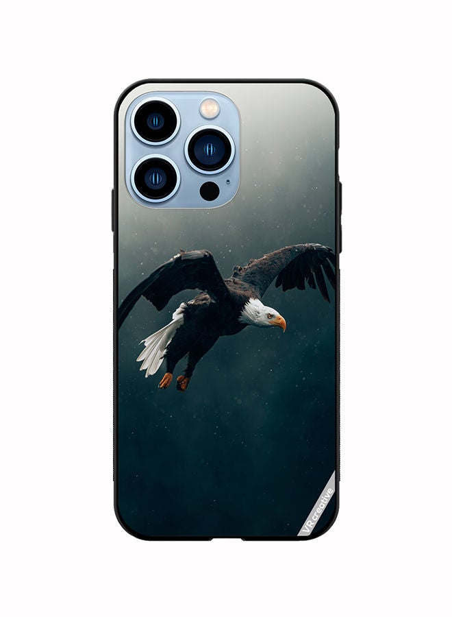 VR CREATIVE Protective Case Cover For Apple iPhone 14 Pro Peaky Eagle Design Multicolour - Image 1