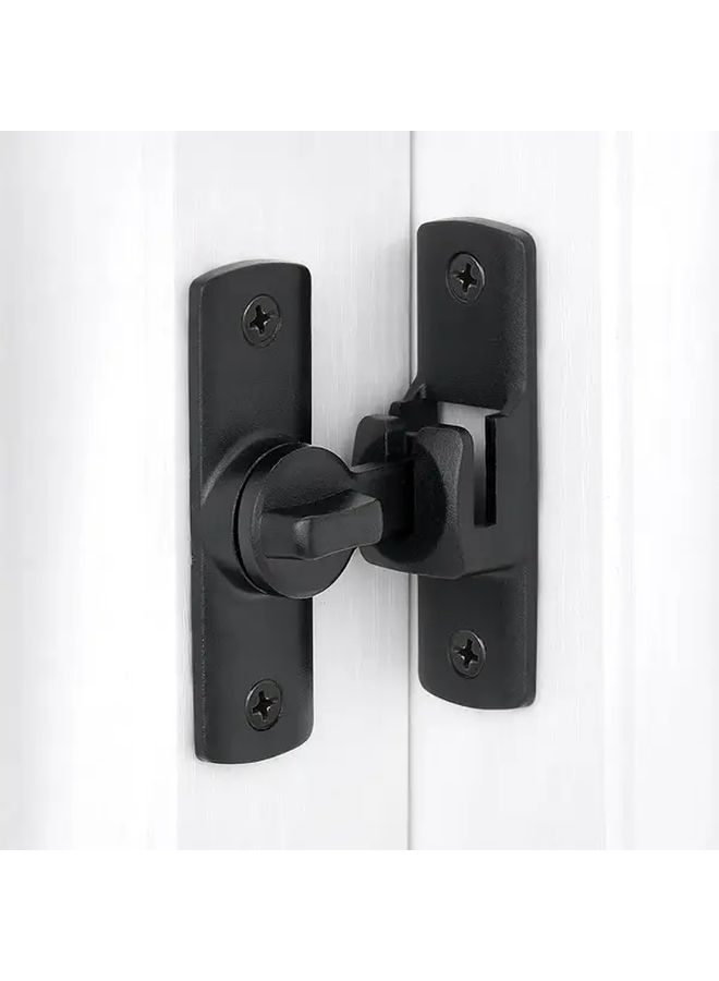 Silvery Heavy Duty Rotating Lock 90 180 Degree for Sliding Door Cabinet - Image 2